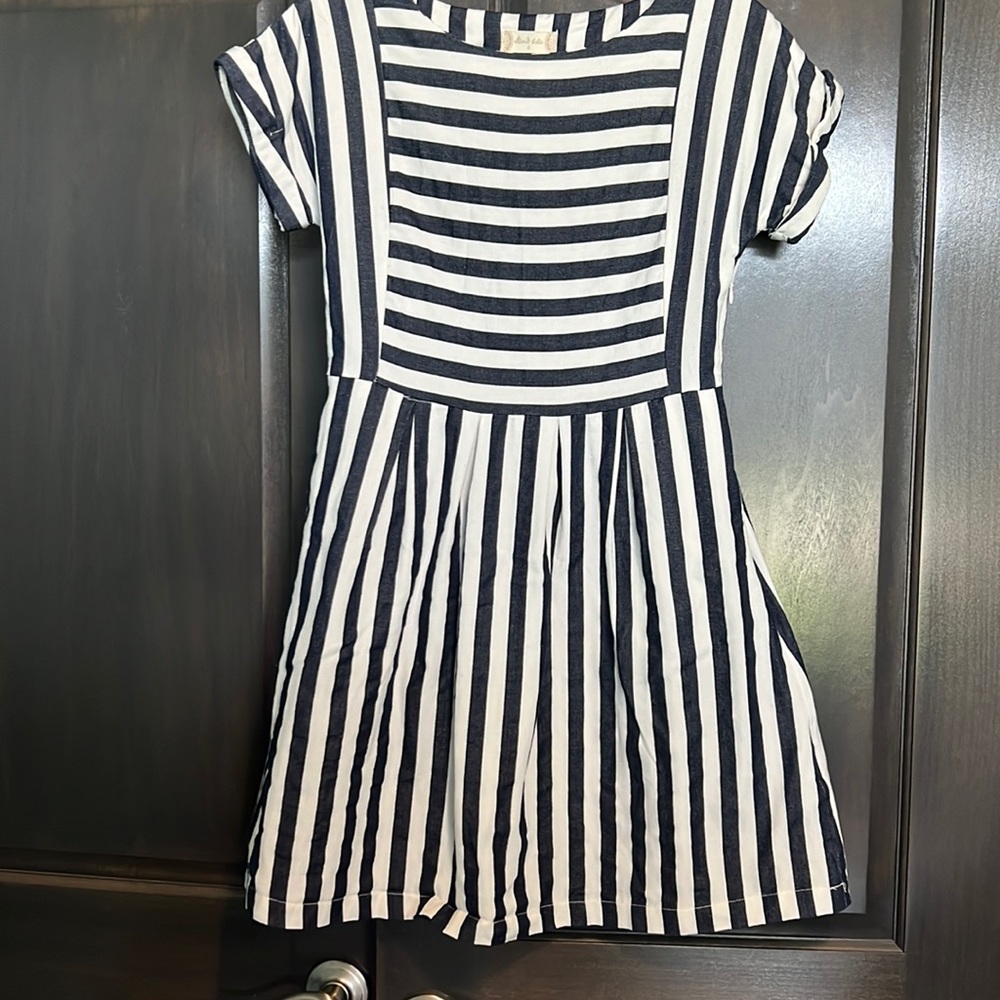 Altar'd State Striped Short Sleeve Dress S‎